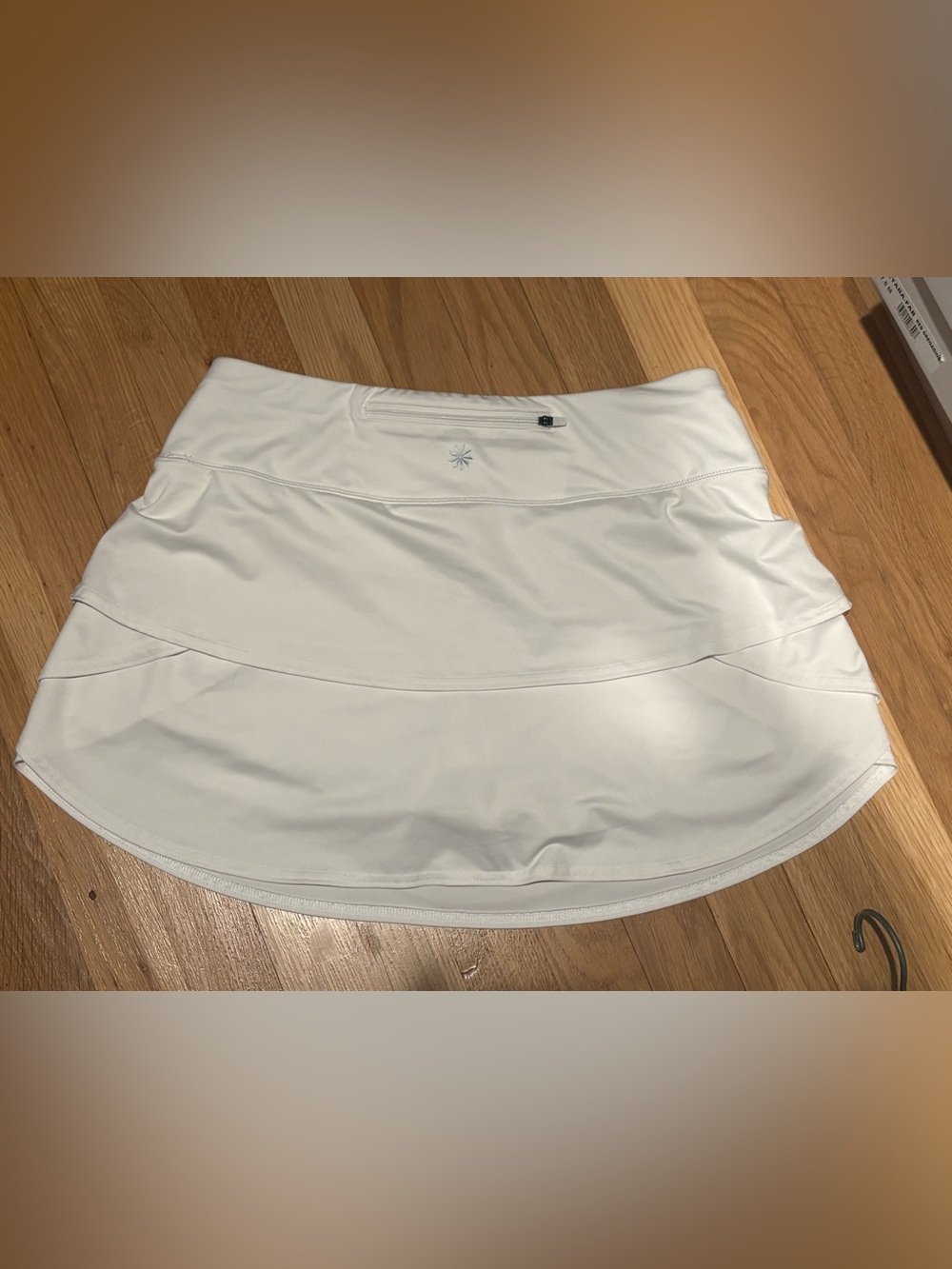 Athleta White Tiered Mini Skirt - Picture 5 of 7